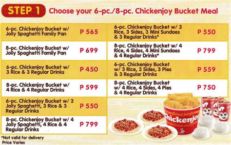 jollibee party package price list